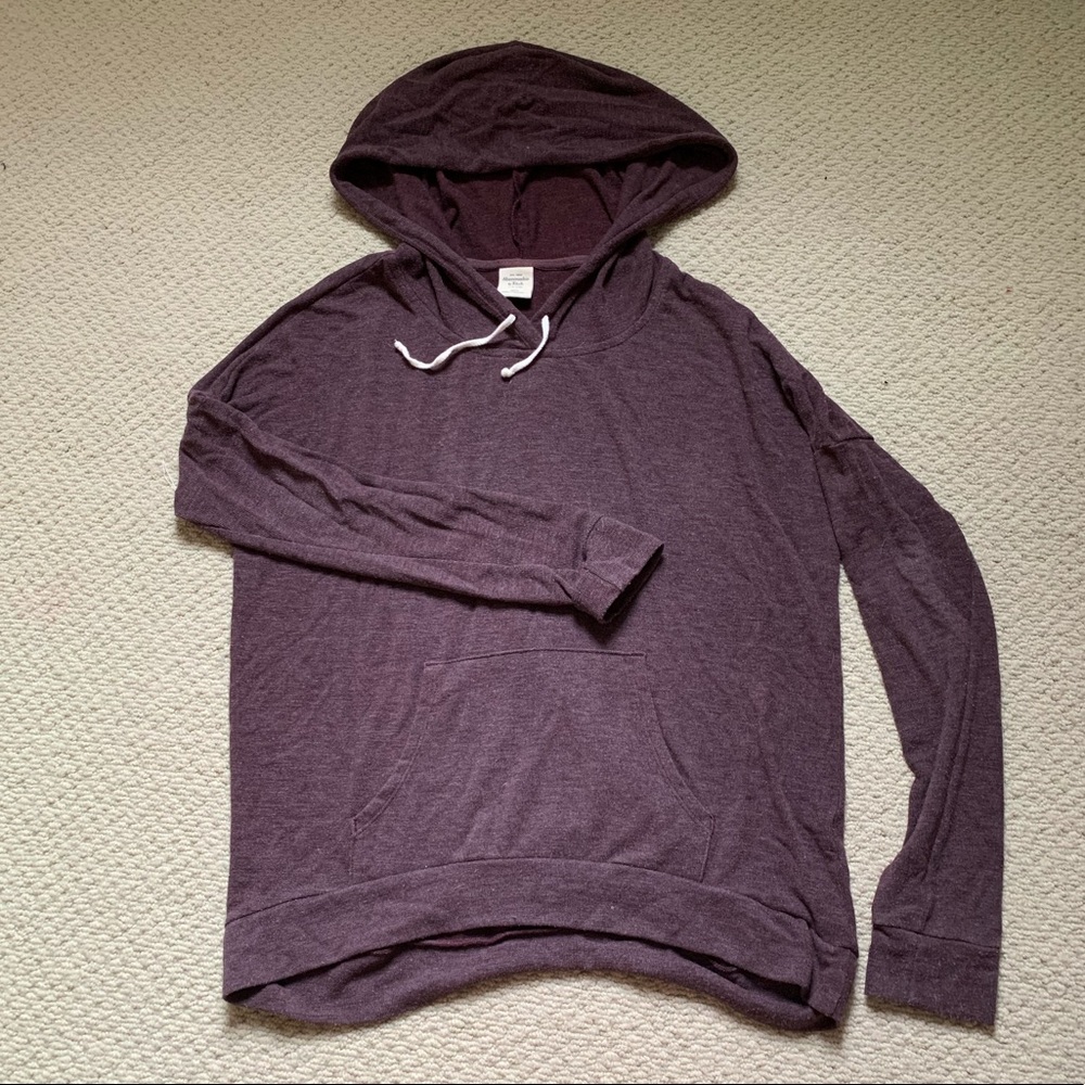 Maroon Abercrombie Hoodie